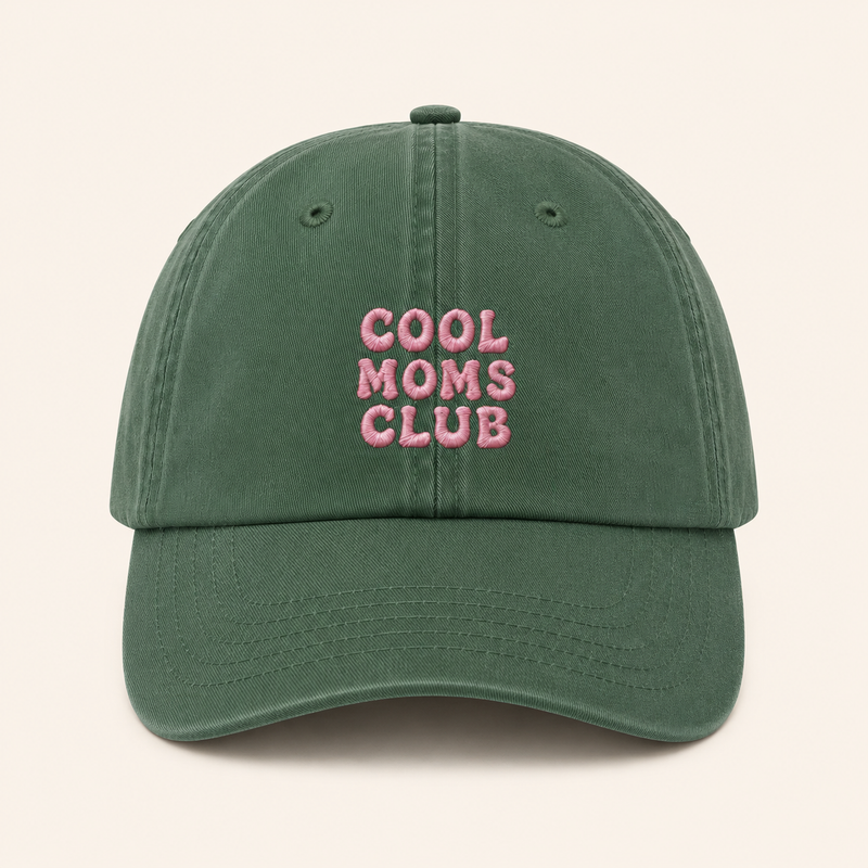 Casquette brodée Cool Moms Club